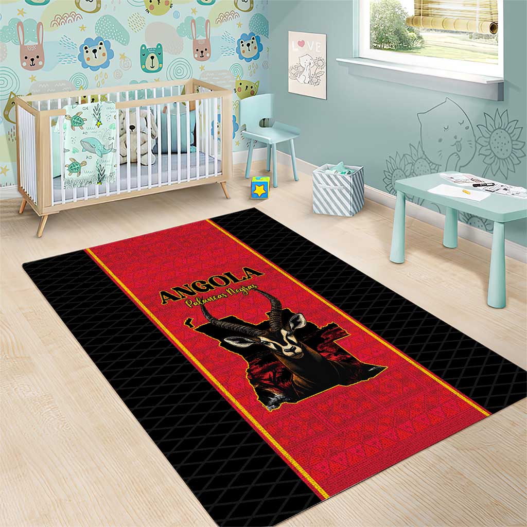 Angola Football Area Rug Come On Palancas Negras - Wonder Print Shop