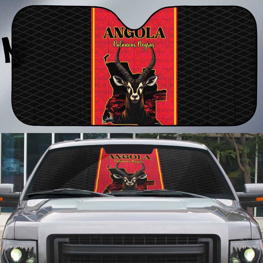 Angola Football Auto Sun Shade Come On Palancas Negras - Wonder Print Shop