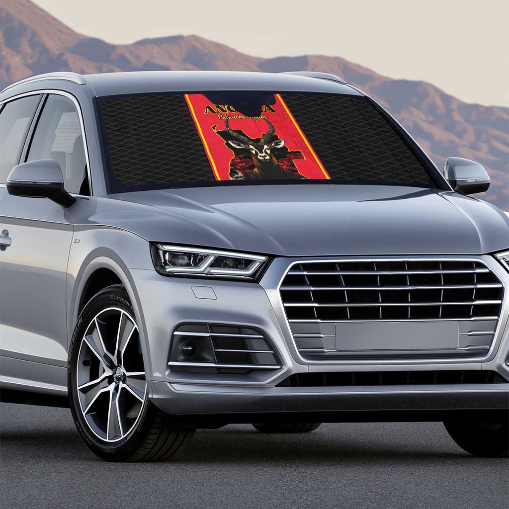 Angola Football Auto Sun Shade Come On Palancas Negras - Wonder Print Shop