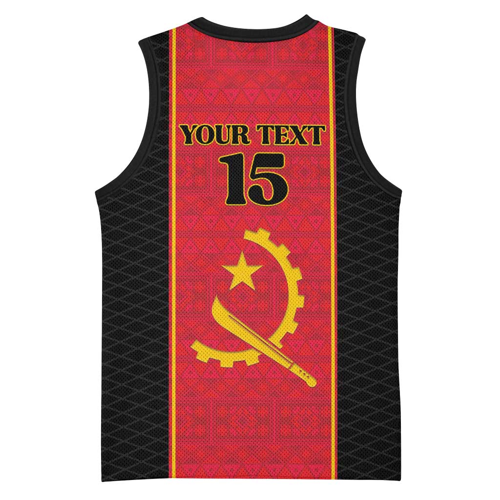 Custom Angola Football Basketball Jersey Come On Palancas Negras - Wonder Print Shop