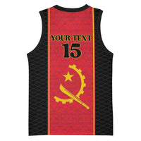 Custom Angola Football Basketball Jersey Come On Palancas Negras - Wonder Print Shop