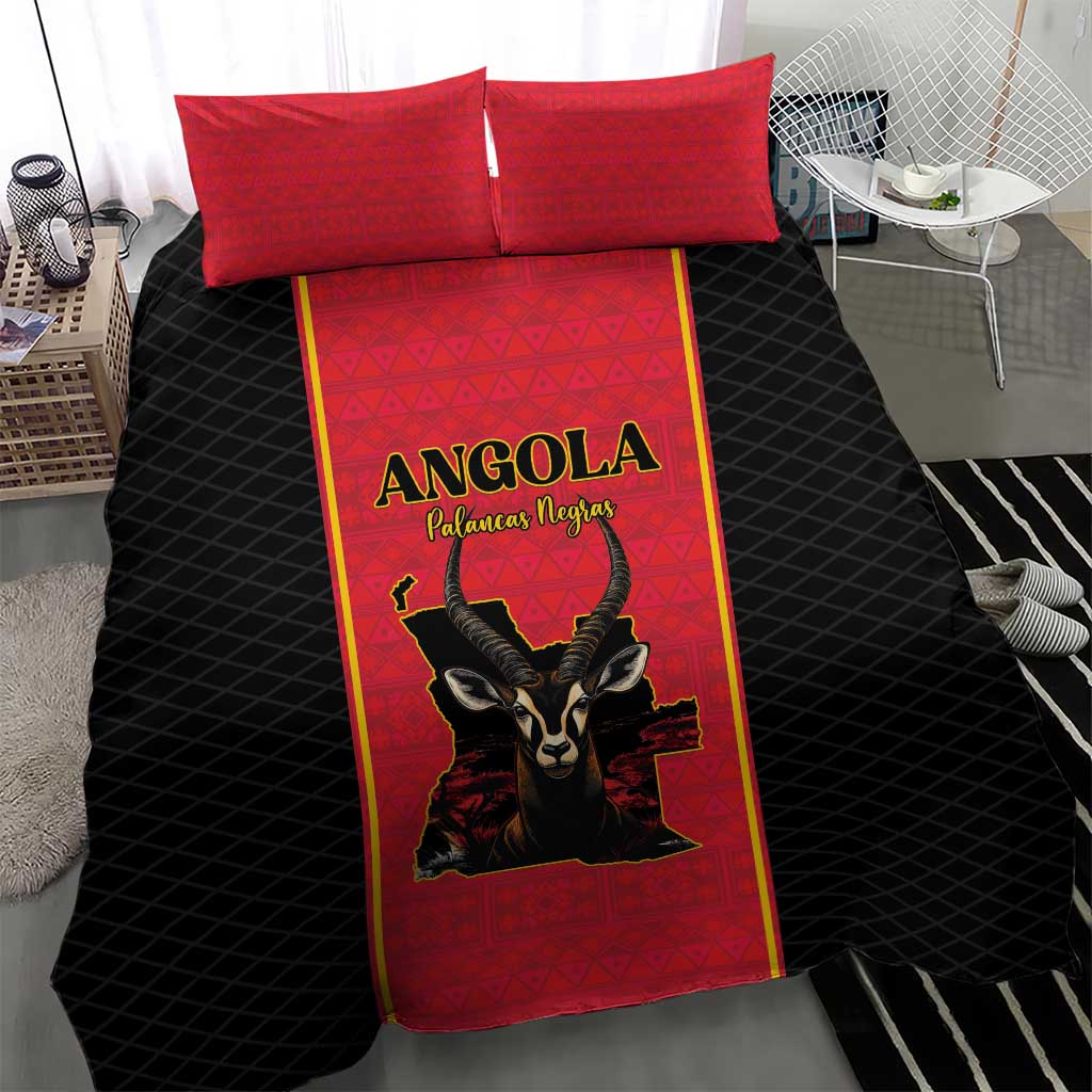 Angola Football Bedding Set Come On Palancas Negras - Wonder Print Shop