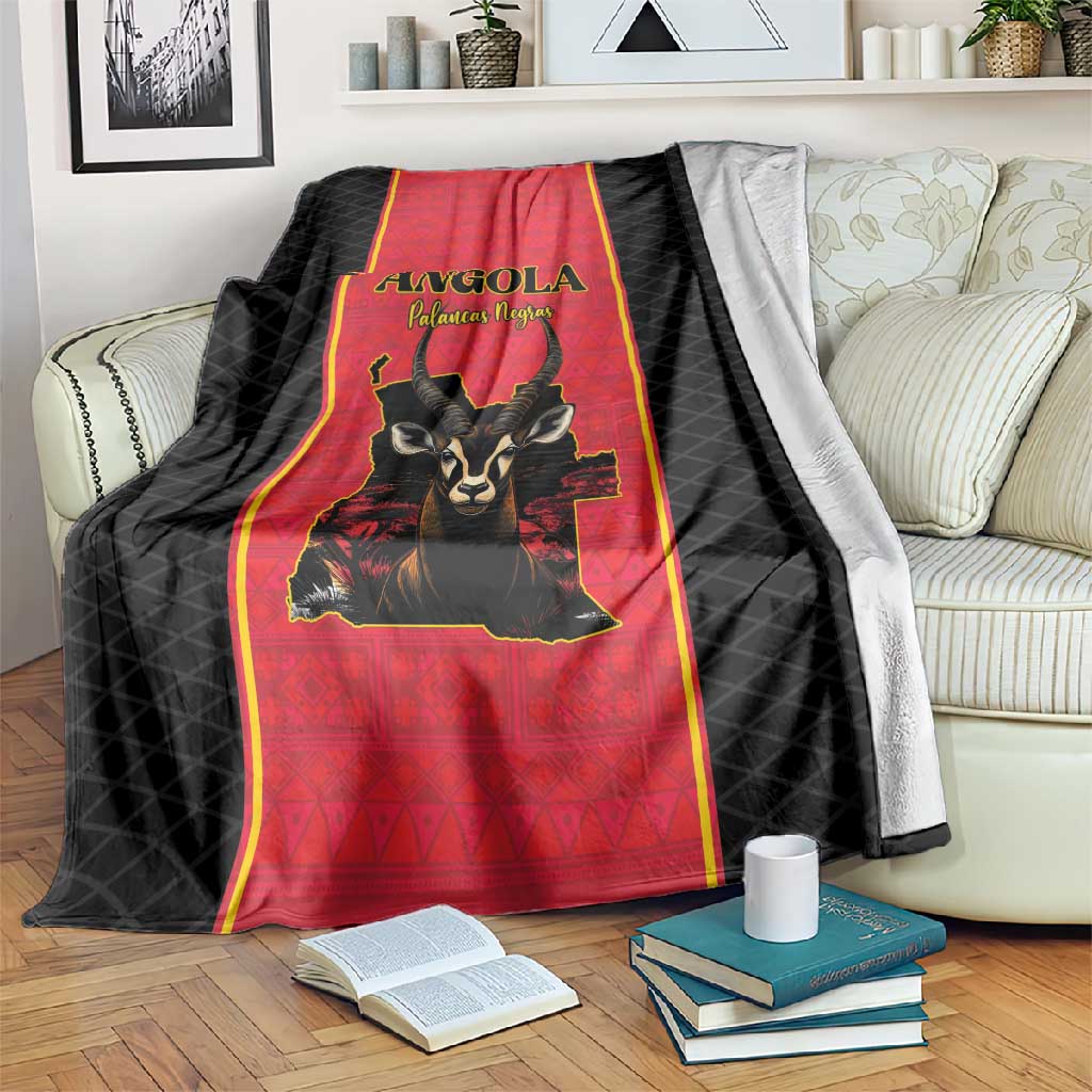 Angola Football Blanket Come On Palancas Negras - Wonder Print Shop
