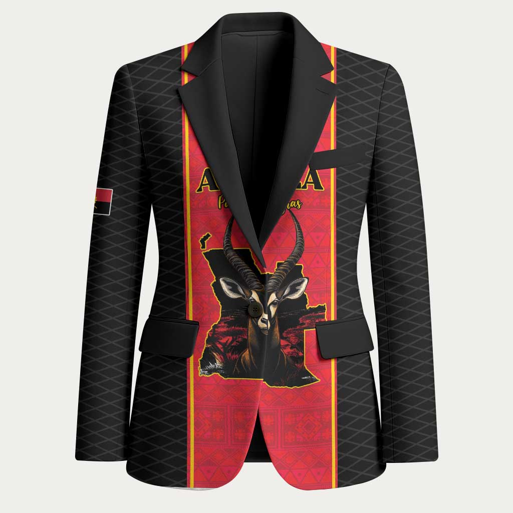 Custom Angola Football Blazer Come On Palancas Negras - Wonder Print Shop
