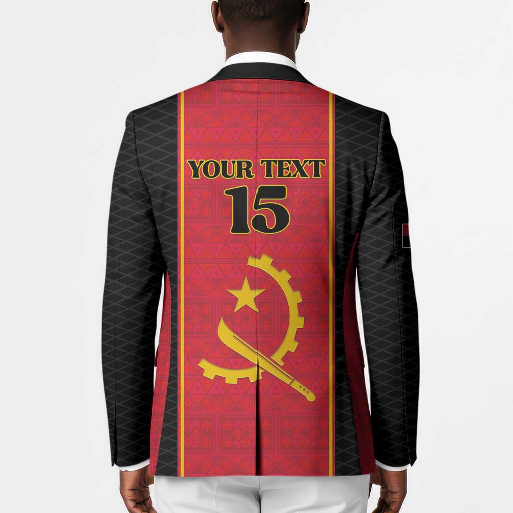 Custom Angola Football Blazer Come On Palancas Negras - Wonder Print Shop