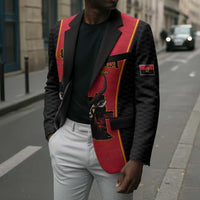 Custom Angola Football Blazer Come On Palancas Negras - Wonder Print Shop