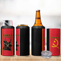 Custom Angola Football 4 in 1 Can Cooler Tumbler Come On Palancas Negras - Wonder Print Shop