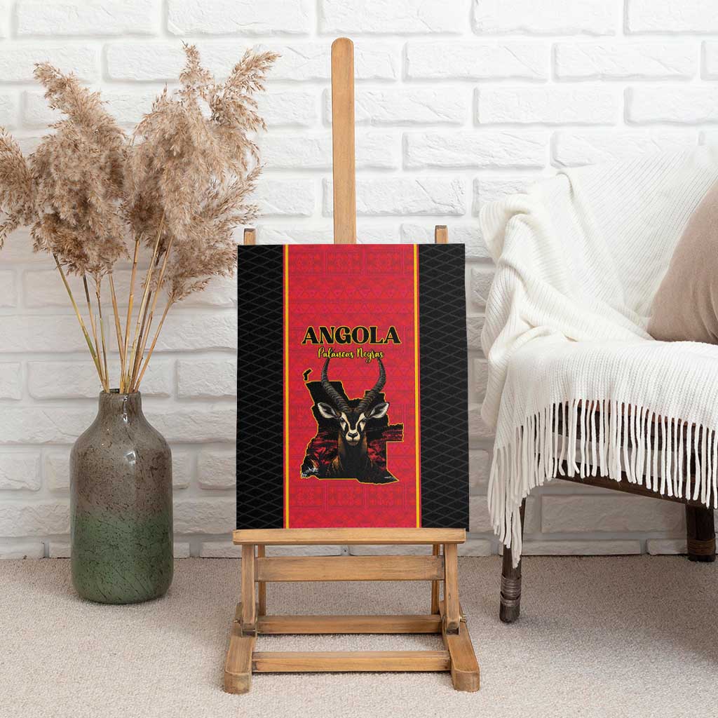 Angola Football Canvas Wall Art Come On Palancas Negras - Wonder Print Shop