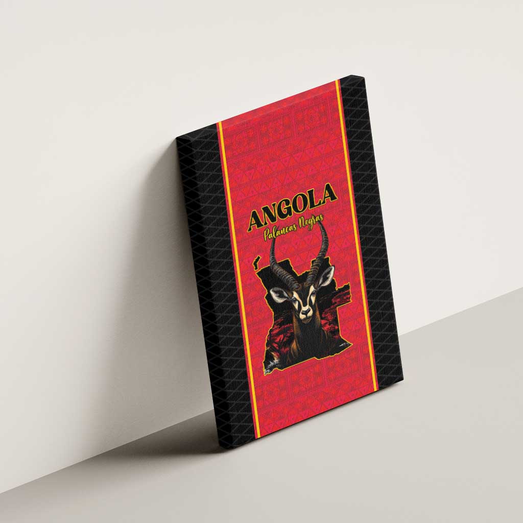 Angola Football Canvas Wall Art Come On Palancas Negras - Wonder Print Shop