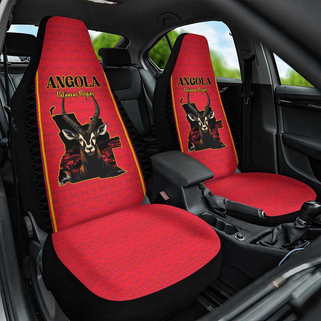 Angola Football Car Seat Cover Come On Palancas Negras - Wonder Print Shop