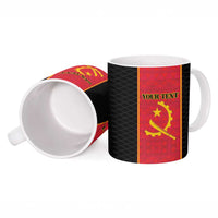 Custom Angola Football Ceramic Mug Come On Palancas Negras - Wonder Print Shop