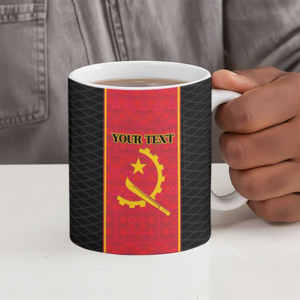 Custom Angola Football Ceramic Mug Come On Palancas Negras - Wonder Print Shop