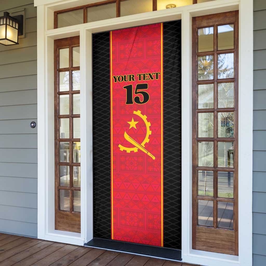 Custom Angola Football Door Cover Come On Palancas Negras - Wonder Print Shop