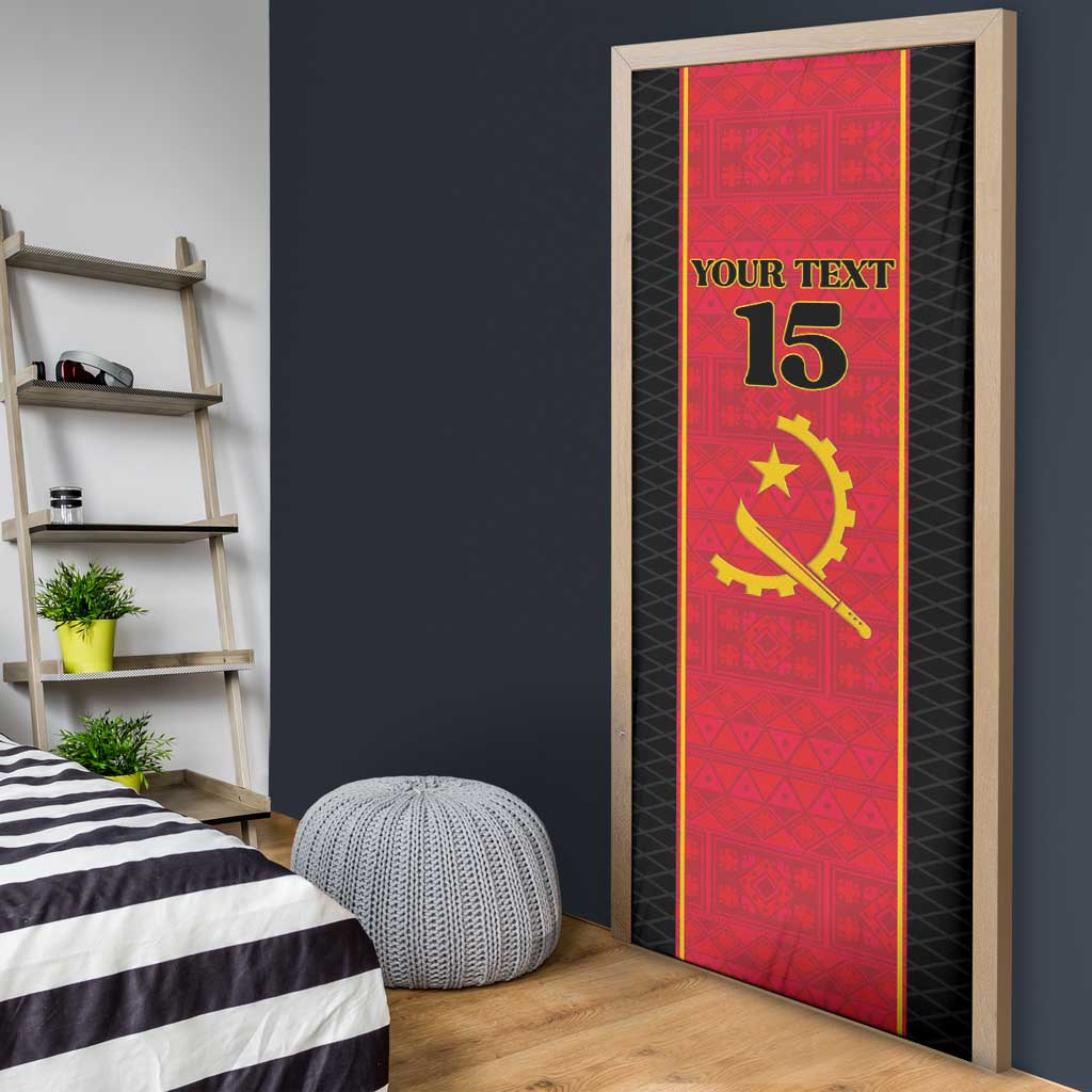 Custom Angola Football Door Cover Come On Palancas Negras - Wonder Print Shop