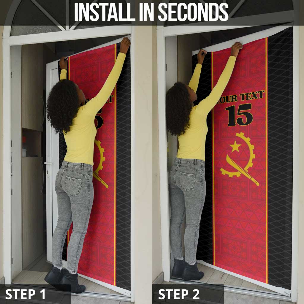 Custom Angola Football Door Cover Come On Palancas Negras - Wonder Print Shop