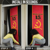 Custom Angola Football Door Cover Come On Palancas Negras - Wonder Print Shop