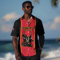 Custom Angola Football Hawaiian Shirt Come On Palancas Negras LT15
