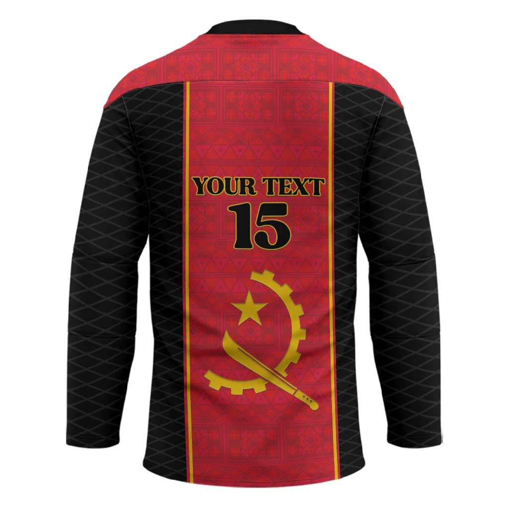 Custom Angola Football Hockey Jersey Come On Palancas Negras - Wonder Print Shop
