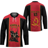 Custom Angola Football Hockey Jersey Come On Palancas Negras - Wonder Print Shop