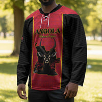 Custom Angola Football Hockey Jersey Come On Palancas Negras - Wonder Print Shop