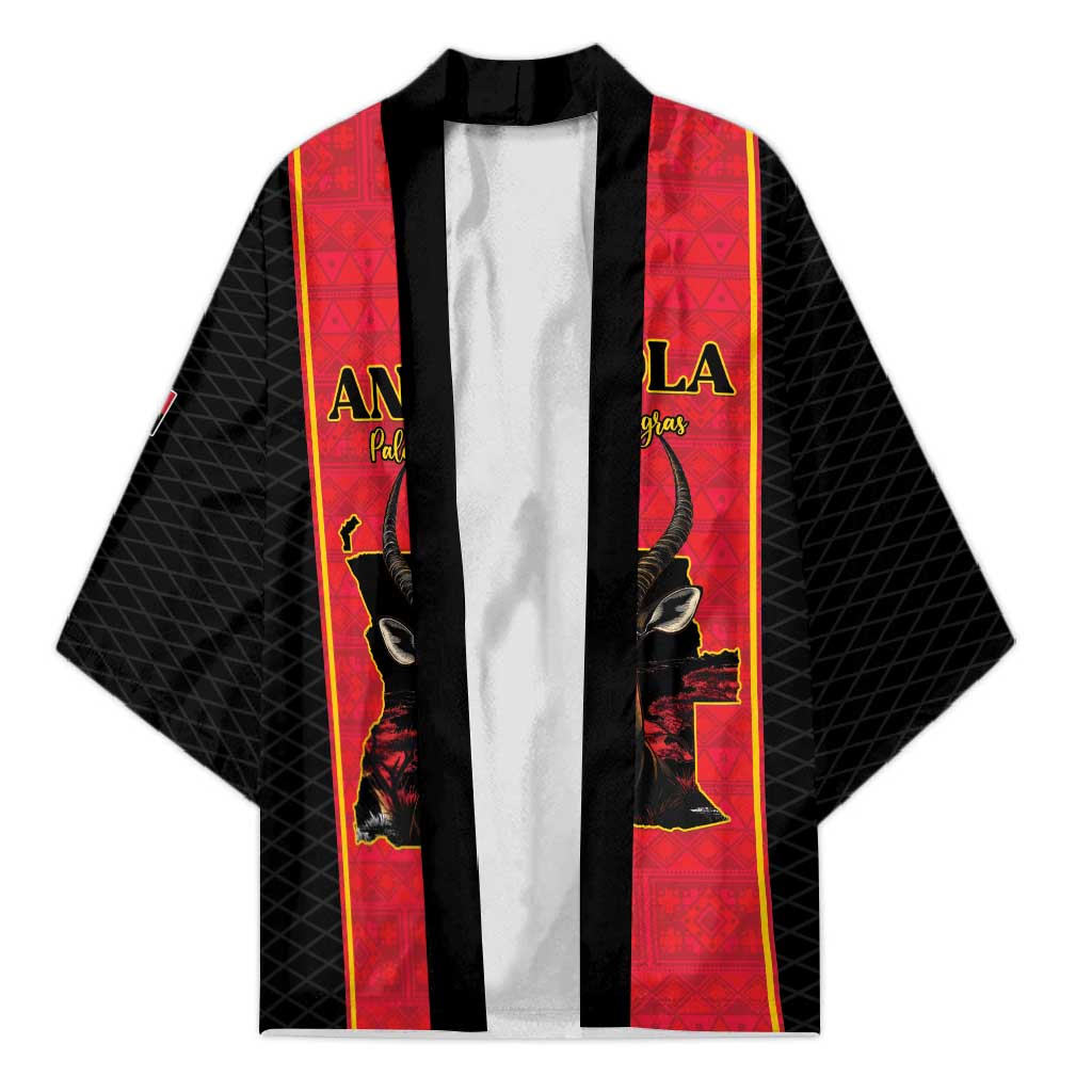 Custom Angola Football Kimono Come On Palancas Negras - Wonder Print Shop