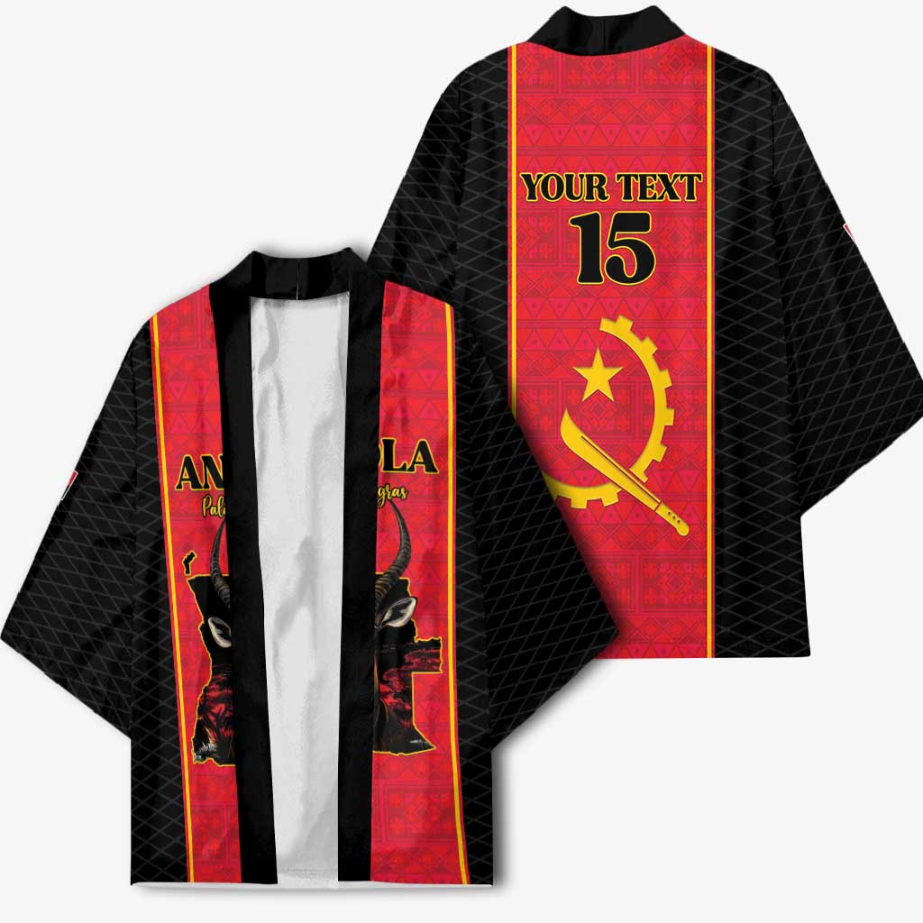 Custom Angola Football Kimono Come On Palancas Negras - Wonder Print Shop