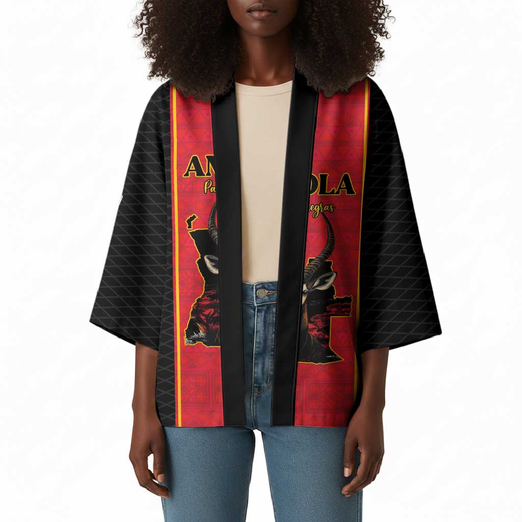 Custom Angola Football Kimono Come On Palancas Negras - Wonder Print Shop