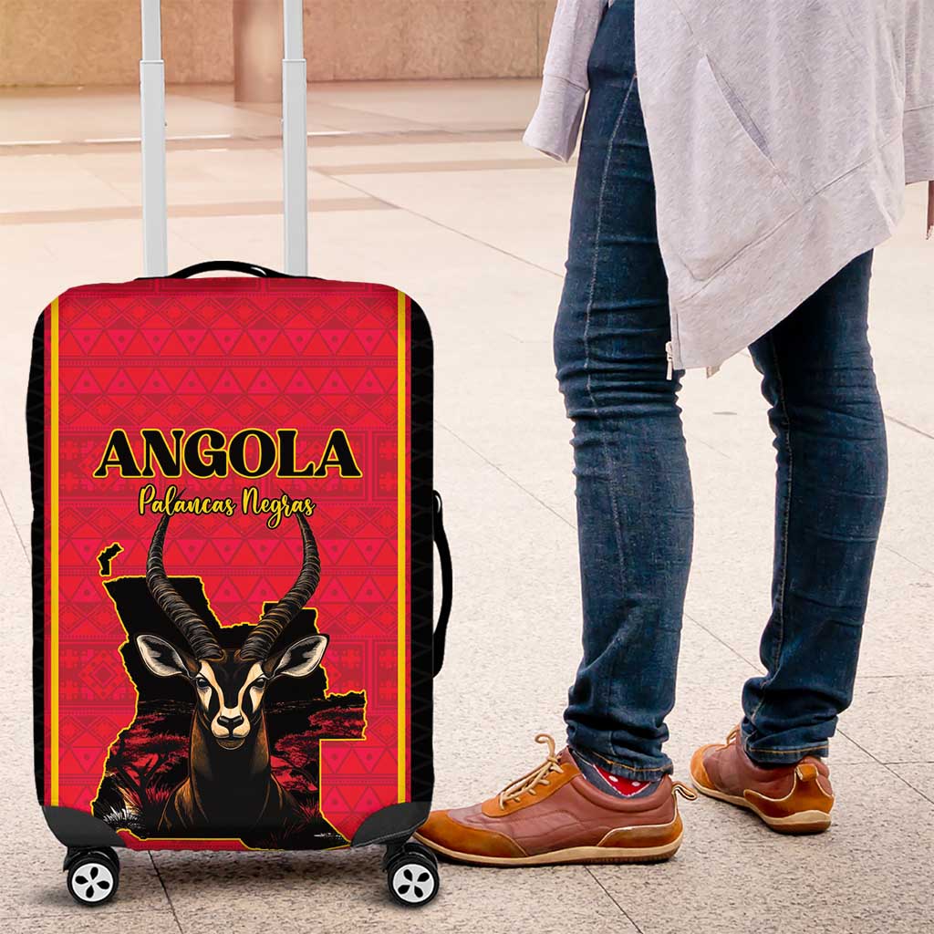 Angola Football Luggage Cover Come On Palancas Negras - Wonder Print Shop