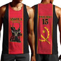 Custom Angola Football Men Tank Top Come On Palancas Negras - Wonder Print Shop
