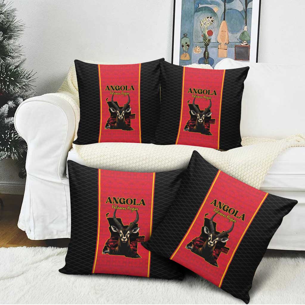 Angola Football Pillow Cover Come On Palancas Negras - Wonder Print Shop
