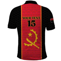 Custom Angola Football Polo Shirt Come On Palancas Negras LT15