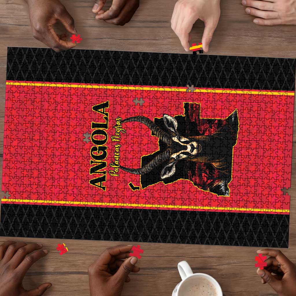 Angola Football Puzzle Come On Palancas Negras - Wonder Print Shop