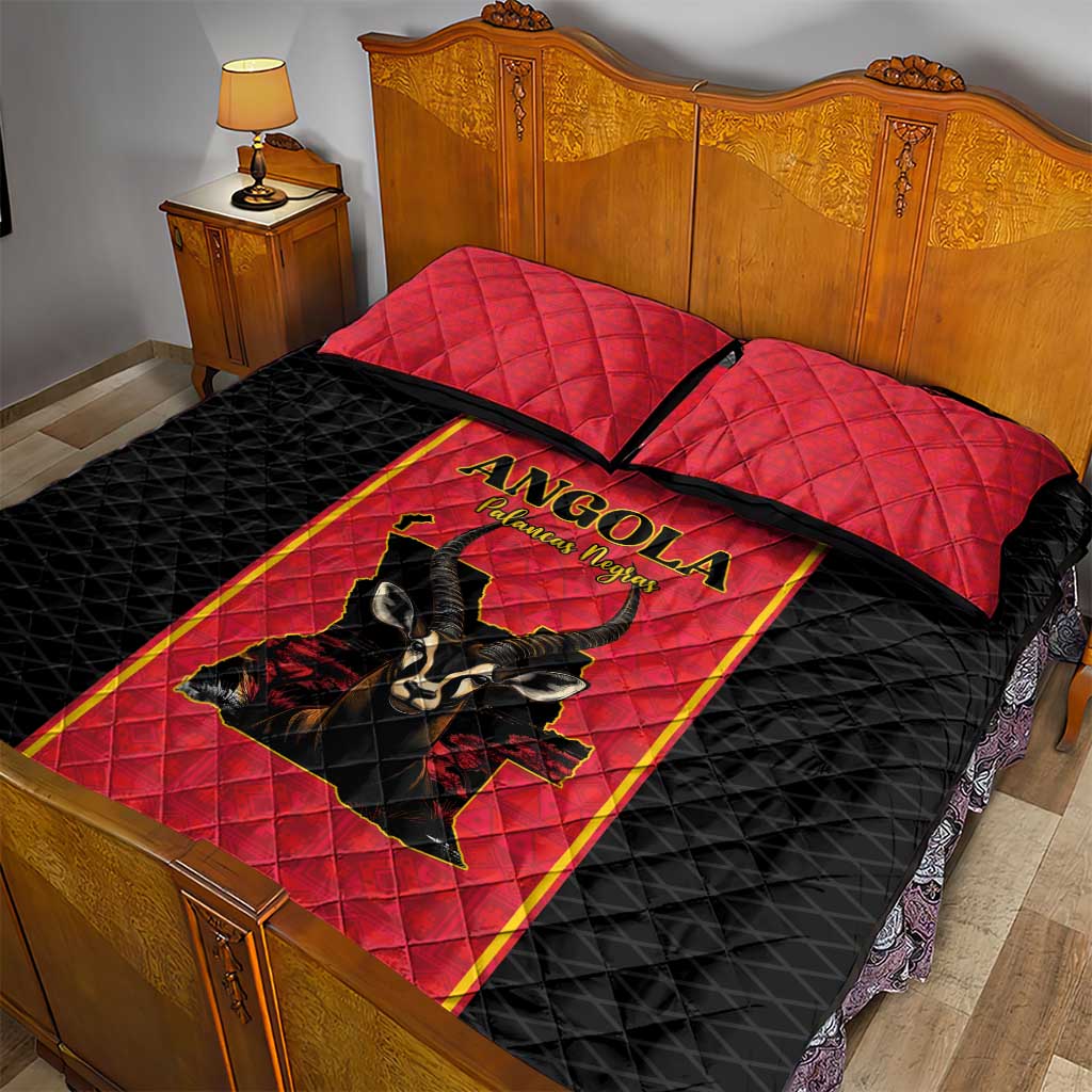 Angola Football Quilt Bed Set Come On Palancas Negras - Wonder Print Shop