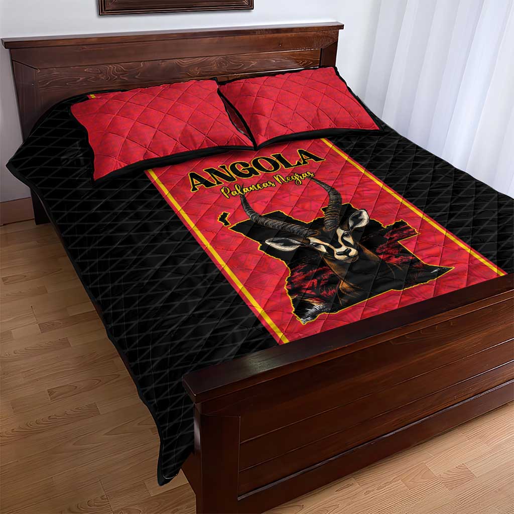 Angola Football Quilt Bed Set Come On Palancas Negras - Wonder Print Shop