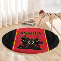 Angola Football Round Carpet Come On Palancas Negras - Wonder Print Shop