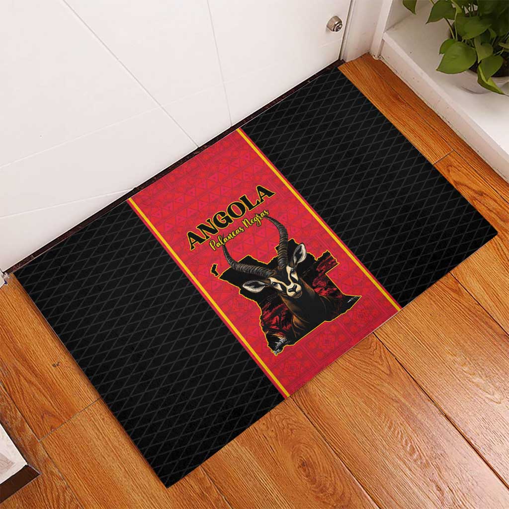 Angola Football Rubber Doormat Come On Palancas Negras - Wonder Print Shop