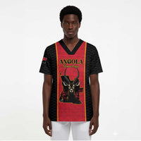 Custom Angola Football Scrub Top Come On Palancas Negras - Wonder Print Shop