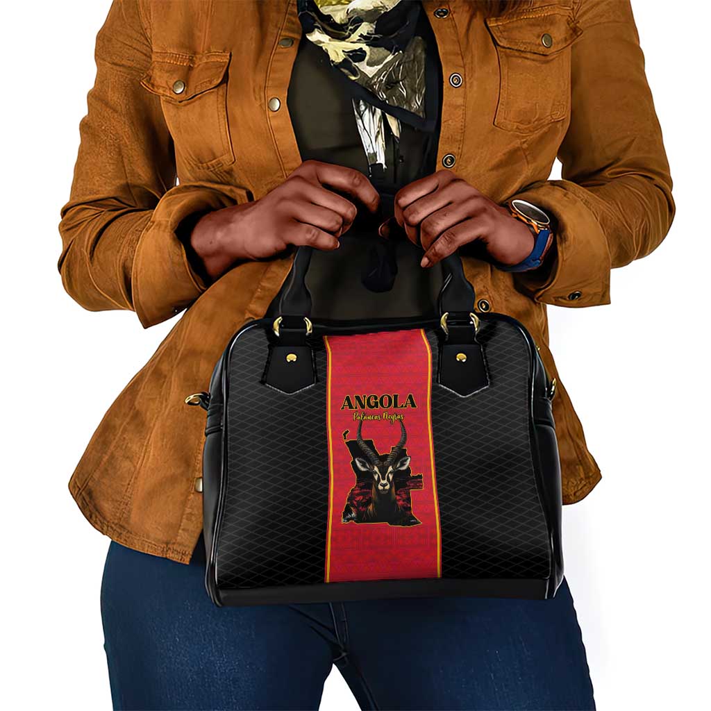 Angola Football Shoulder Handbag Come On Palancas Negras - Wonder Print Shop