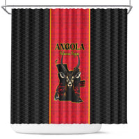 Angola Football Shower Curtain Come On Palancas Negras - Wonder Print Shop