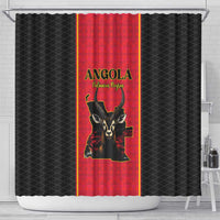 Angola Football Shower Curtain Come On Palancas Negras - Wonder Print Shop