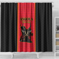 Angola Football Shower Curtain Come On Palancas Negras - Wonder Print Shop
