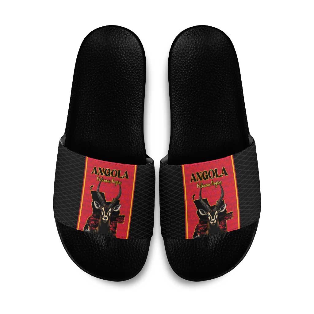Angola Football Slide Sandals Come On Palancas Negras - Wonder Print Shop