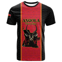 Custom Angola Football T shirt Come On Palancas Negras LT15
