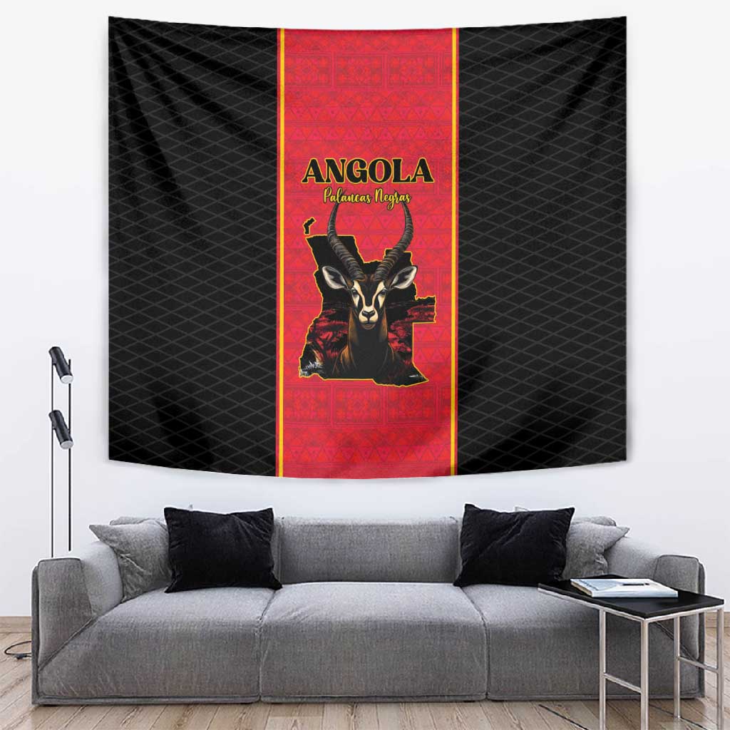 Angola Football Tapestry Come On Palancas Negras - Wonder Print Shop
