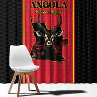 Angola Football Window Curtain Come On Palancas Negras - Wonder Print Shop