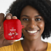 Tunisia Football AirPods Case Eagles of Carthage Rise - Wonder Print Shop