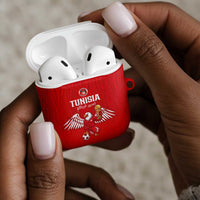 Tunisia Football AirPods Case Eagles of Carthage Rise - Wonder Print Shop