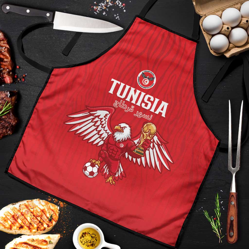 Tunisia Football Apron Eagles of Carthage Rise - Wonder Print Shop