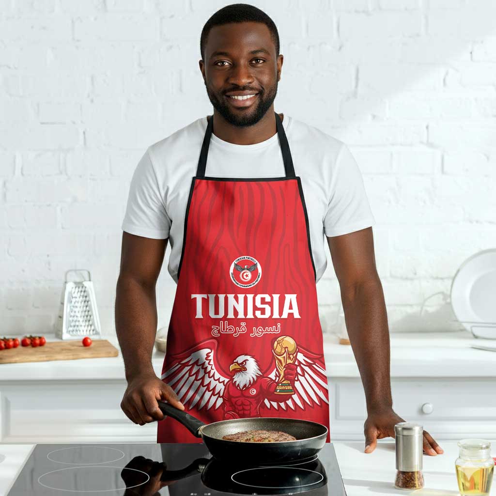 Tunisia Football Apron Eagles of Carthage Rise - Wonder Print Shop