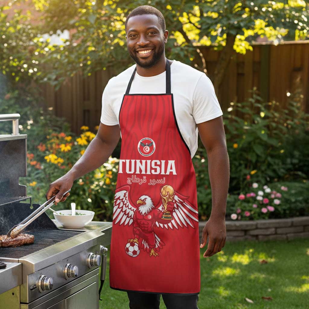 Tunisia Football Apron Eagles of Carthage Rise - Wonder Print Shop